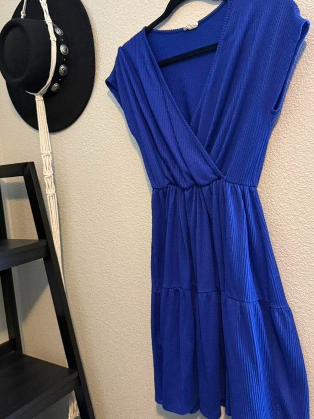 Caution to the wind Women's Blue Dress